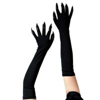 Fajne rękawiczki na Halloween długi duch pazur element ubioru rękawiczki moda czarne długie paznokcie Cosplay Halloween śmieszne rękawiczki 1